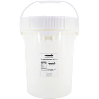 Heirloom Turkey Red Wheat Berries - 5 Gallon Life Latch® Screw Top Pail - 35 lb.